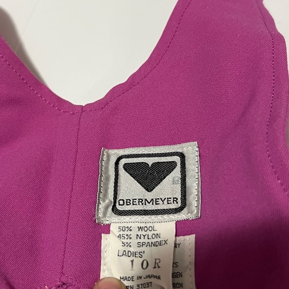 Obermeyer | Ski Snow Wool Blend Bib Overall Jumpsuit - Picture 5 of 5